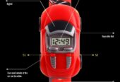Нов Детски часовник кола количка кабрио Skmei колите червен