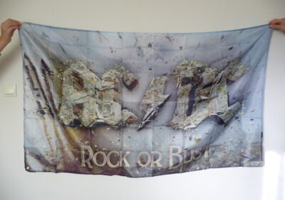 AC/DC Rock or Bust хеви метъл флаг постер рок Ей Си Ди Си знаме