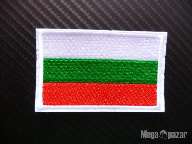Емблема знаме флаг България нашивка знак българско трикольор