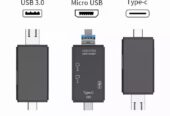 Четец за карти памет SD micro USB 3.0 type C лаптоп телефон
