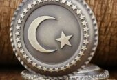 Нов часовник с полумесец и звезда Турция турско знаме символ