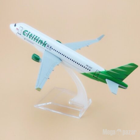 Еърбъс 320 самолет модел макет Citilink метален A320 нискотарифни полети лайнер пътници
