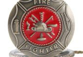 Нов джобен часовник пожарникарски пожарна пожарникар каска пожар