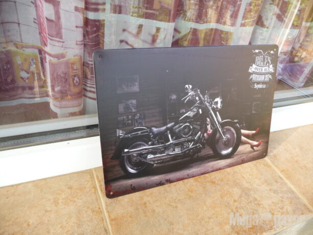 Мотор мацка еротика метална табела гараж Харлей мотоциклет
