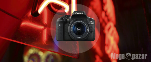 Canon EOS 750D /Camera- 128GB Memory /5 – Батерий /Чанта/ 3 Обектива