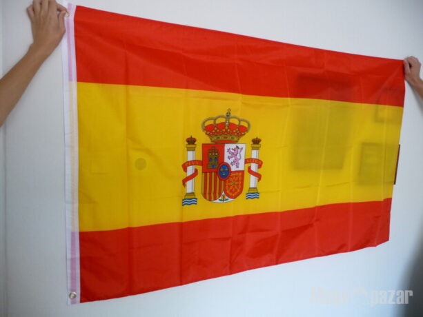 Ново Знаме на Испания Мадрид Кралство герб символ флаг крал