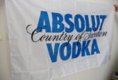 Absolut vodka знаме флаг водка Абсолют реклама Швеция алкохол