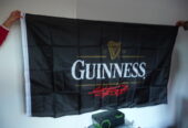 Guinness Draught знаме тъмна ирландска бира реклама Гинес
