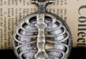 Нов Джобен часовник скелет ребра скелетон красив хубав топ
