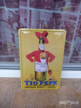 Метална табела алкохол Tio Pepe вино реклама Испания винарна