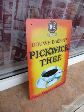 Метална табела кафе Douwe Egberts Pickwick Thee чай кафе реклама