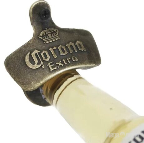 Метална отварачка за бира Corona Extra за стена бар бутилки капачки
