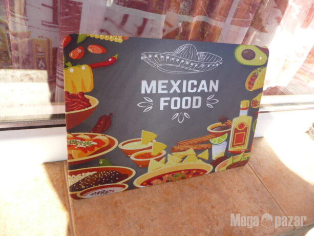 Метална табела Мексиканска храна лютиво сосове чушки Мексико