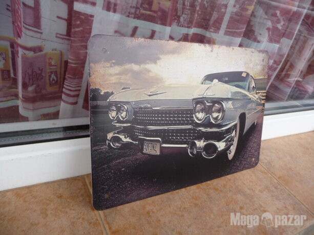 Метална табела кола Касилак Елдорадо ретро автомобил американски Америка