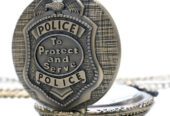 Нов джобен часовник полиция полицай милиция охрана СОТ орел