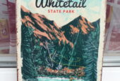 Метална табела разни Whitetail парк диво място планини лов