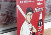 Метална табела Тед Уилямс бейзбол бухалка спорт реклама напитка