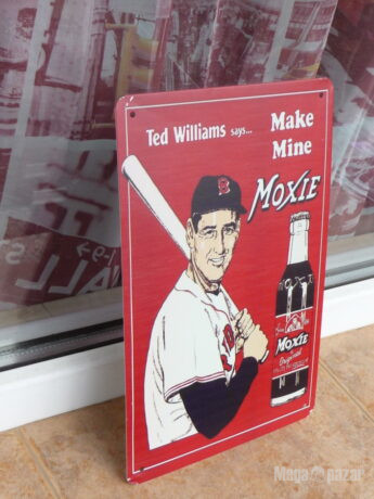 Метална табела Тед Уилямс бейзбол бухалка спорт реклама напитка