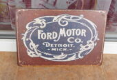 Метална табела кола Ford Motor Co Detroit форд марка автомобили
