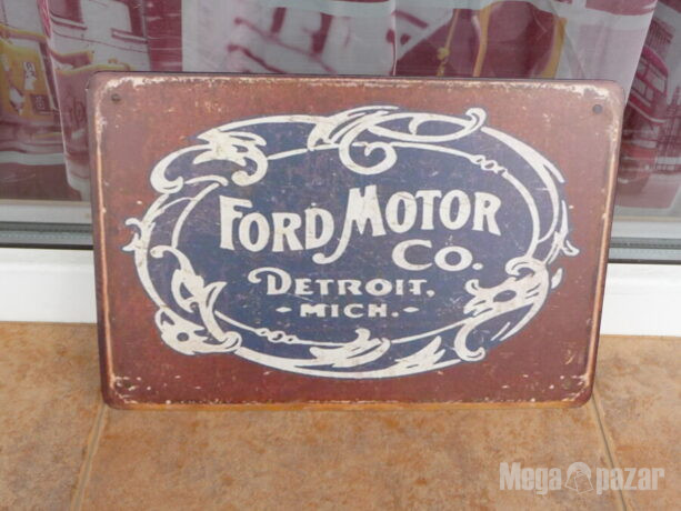 Метална табела кола Ford Motor Co Detroit форд марка автомобили