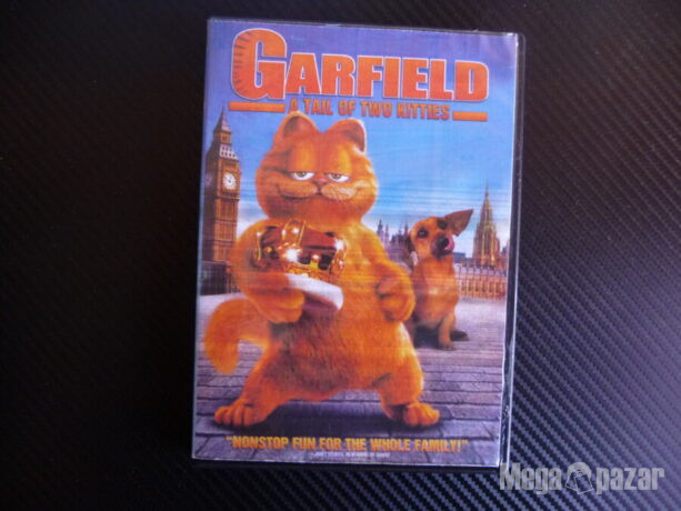 Гарфилд 2 DVD филм котка е в Лондон мързелив котарак куче