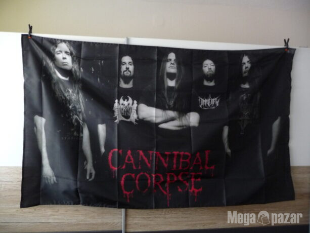 Cannibal Corpse знаме дет метъл хеви метъли металист постер