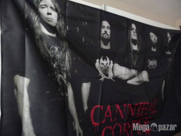 Cannibal Corpse знаме дет метъл хеви метъли металист постер