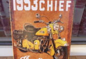 Метална табела мотор Indian Индиан Roadmaster Chief 1953 мотоциклет