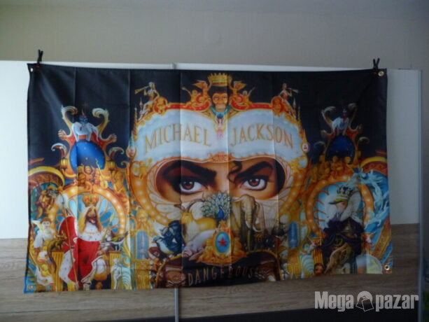Michael Jackson флаг знаме Майкъл Джексън Dangerous краля на попа поп