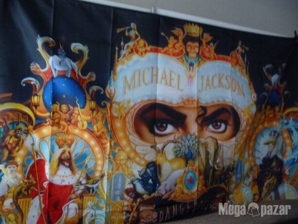 Michael Jackson флаг знаме Майкъл Джексън Dangerous краля на попа поп